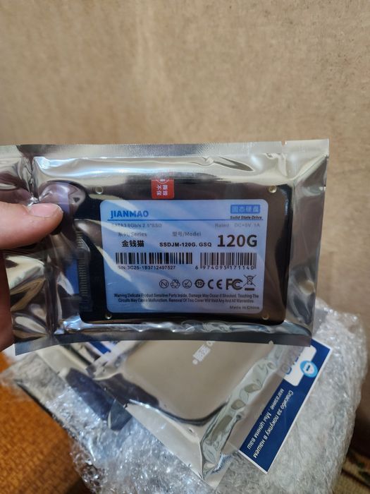 SSD 120 GB YANGI jianmao