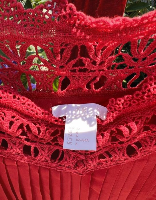 Rochie maxi plisata H&M