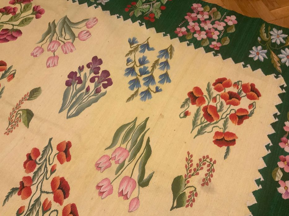 Covor lână manual, unicat