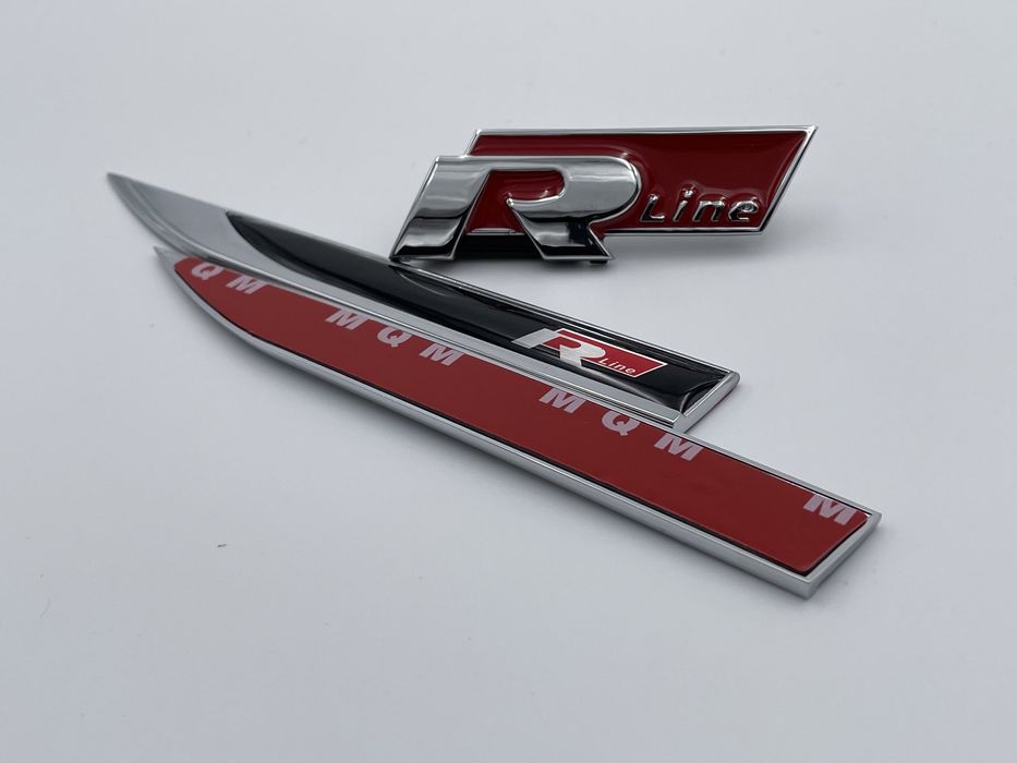 Set embleme VW R-line rosu nou
