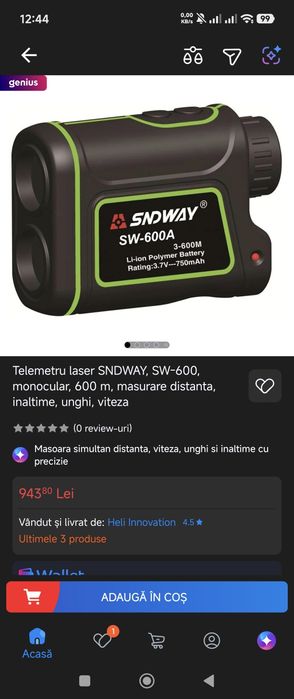Monoclu Telemetru laser
