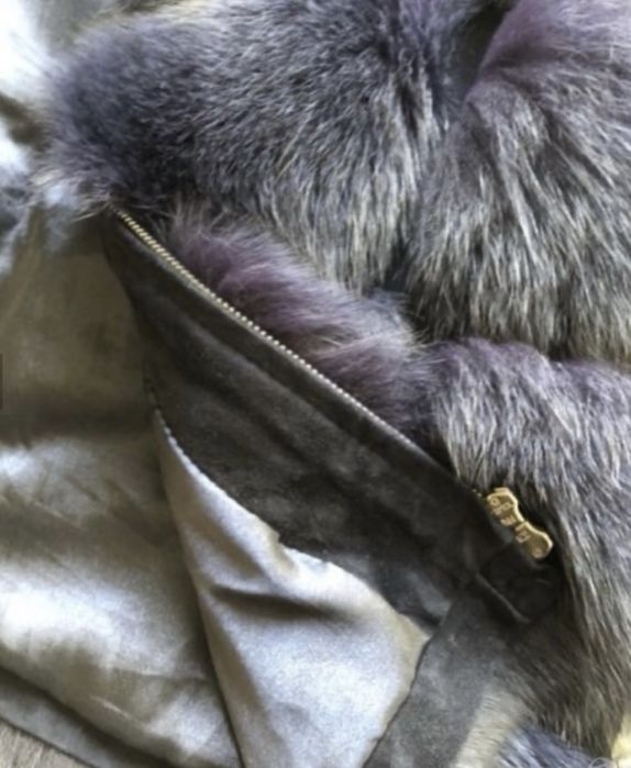 Елек естествена кожа лисица