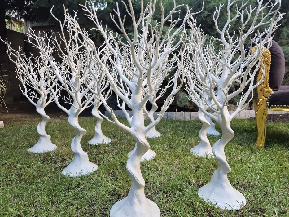 Copacei decorativi albi înălțime 80 cm