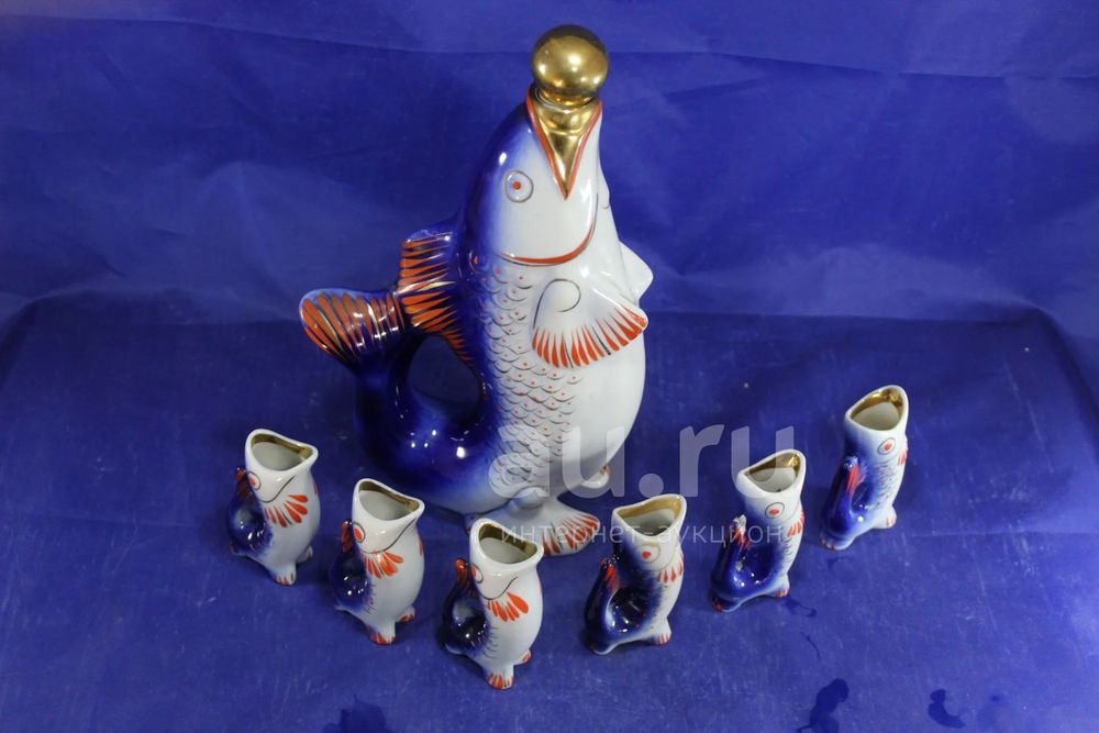 Фарфоровые рыбки СССР.