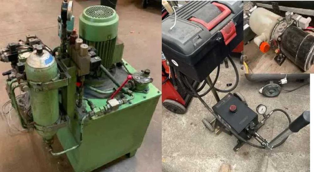 Instalatie hidraulica VREMAC 380v manuala si cilindru hidraulic