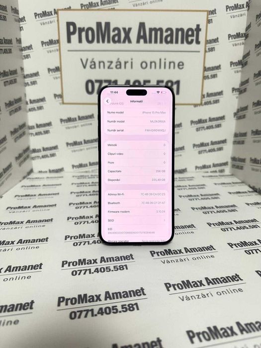 Iphone 15 Pro Max 256GB 85% ProMax Amanet