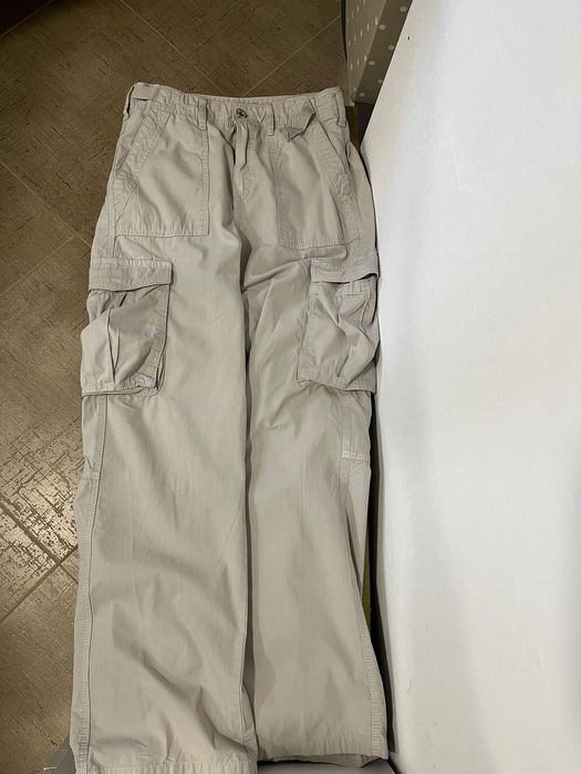 Женски бежови карго панталони