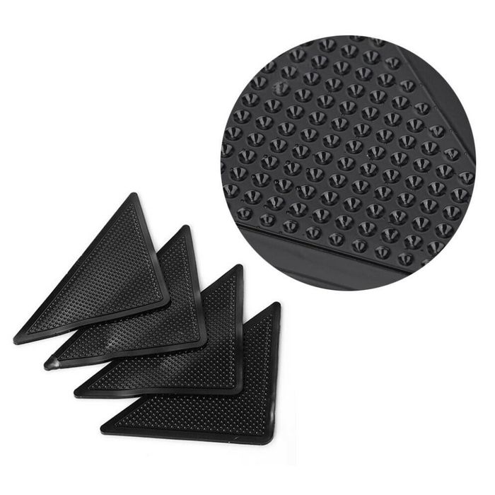 Антиплъзгащи силиконови подложки за килими Ruggies / Комплект от 4 бро