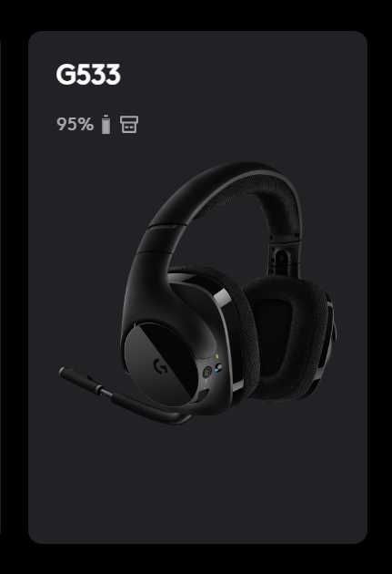 Logitech g533 wireless gaming headset / Безжични гейминг слушалки