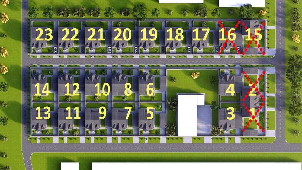 Богот шахарчасида хар бири 5 сотокда курилиши мулжалланган лойихалар