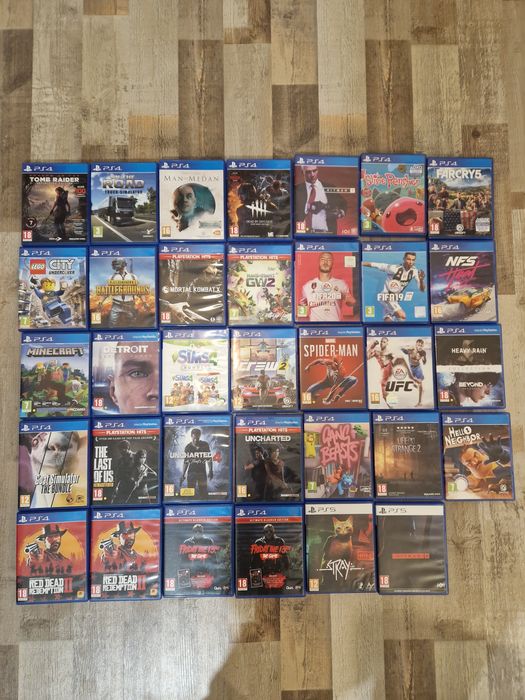 Ps4 Slim + Pachet De Jocuri Complet 36 De jocuri | +2 controllere |