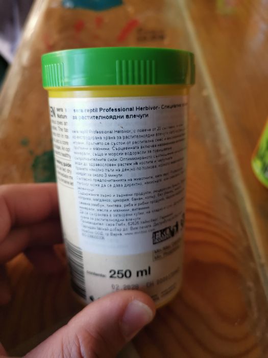 Храна за сухоземни костенурки