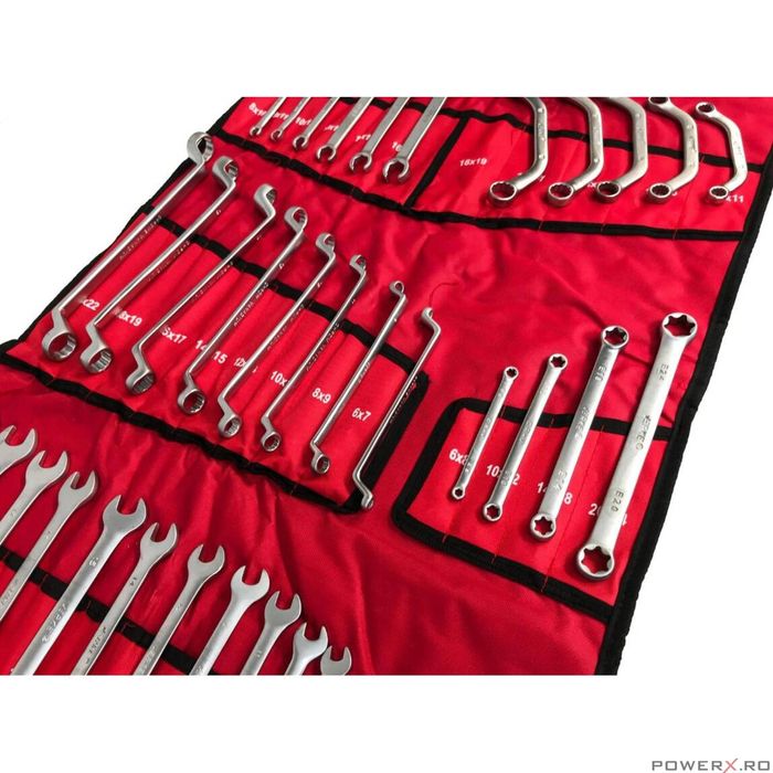 Set chei combinate 6-32mm, 47 piese, crom-vanadiu, Verke