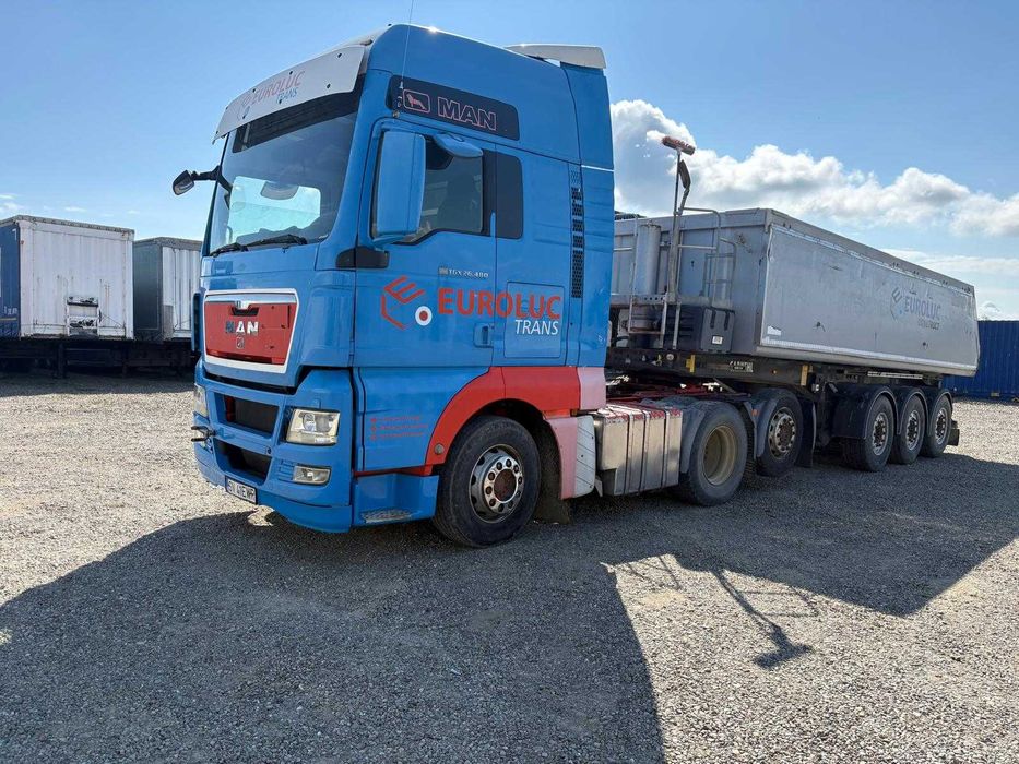 MAN TGX 26.480 Euro 5 (2011) + Semiremorcă basculabilă Carnehl (2013) – 12.000 €
