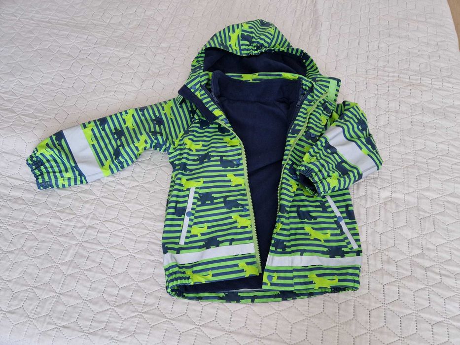 Jacheta impermeabila Sterntaler cu polar (110 cm/4-5 ani)