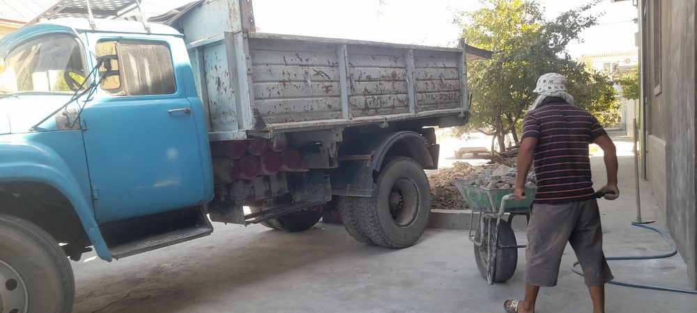 Chiqindi stroy musur olip ketamiza Towkent waxar boylap ZIL KAMAZ  xiz