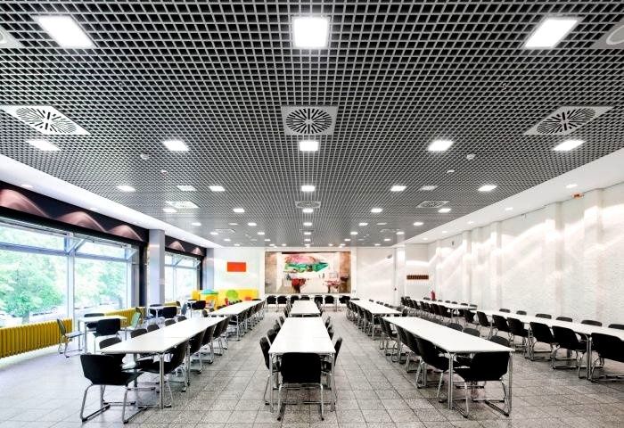 Потолок Грилято ячейки сетка  grilliato setka patalok yacheyka(8)