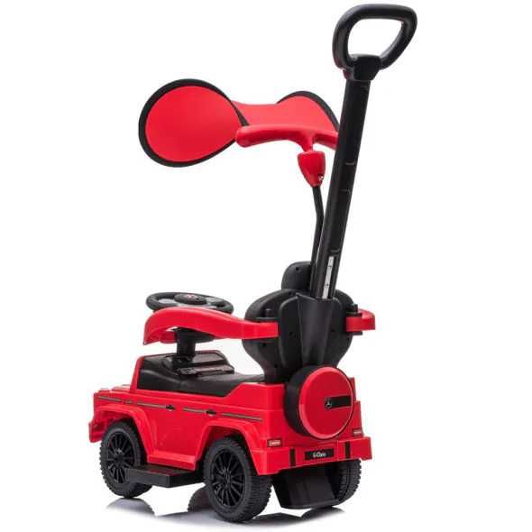 Продавам НЕИЗПОЛЗВАНА Ride-on с дръжка и сенник MERCEDES G350D ЧЕРВЕНА