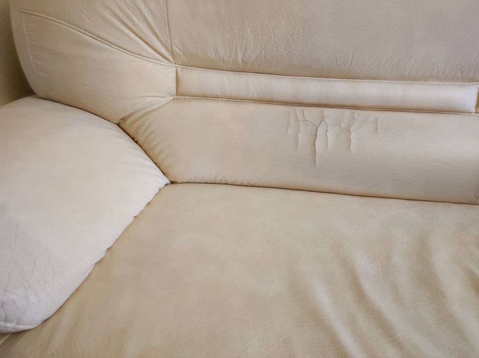 Кожен комплект диван и фотьойл модел Линкълн