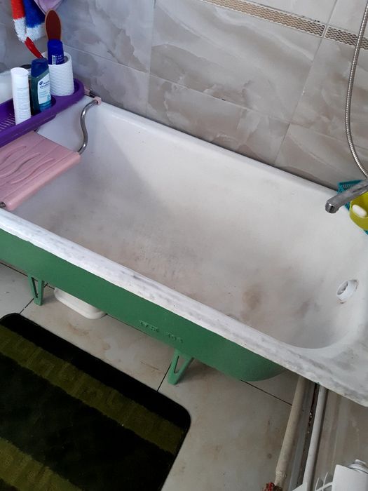 Ванна чугунная советская