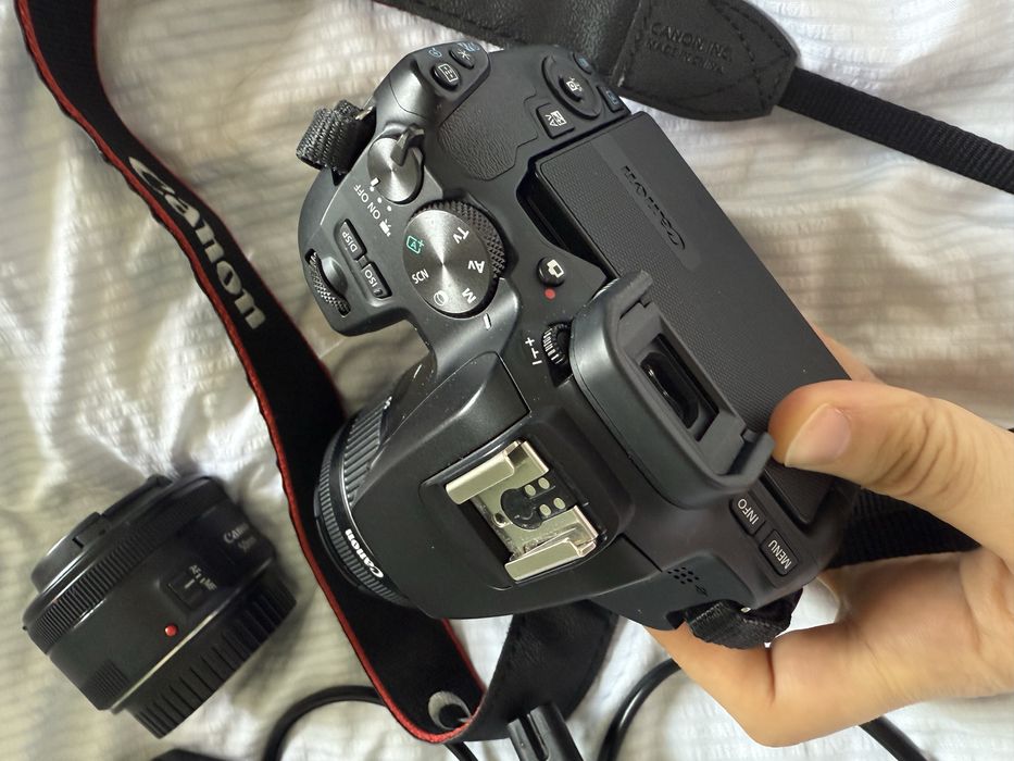 Canon 250D с 2 объективами