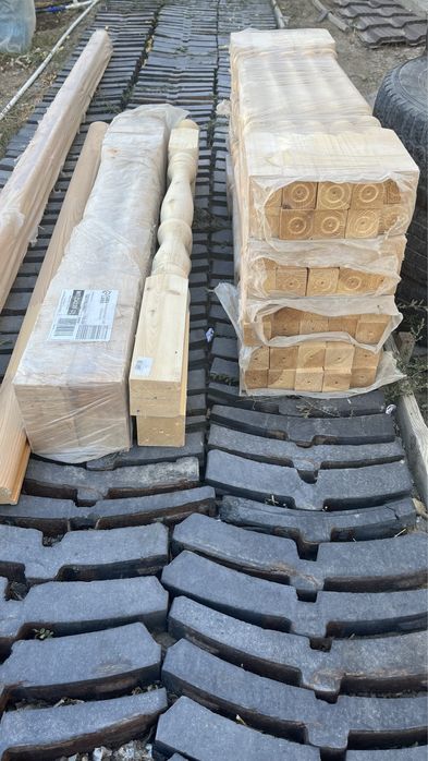 Столбы для ограждения лестницы