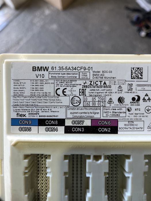 Modul BDC BMW Seria 1 2 3 X1 X2 F40 F44 G20 G21 F48 F39