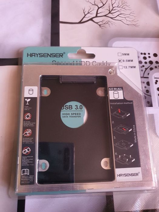 SSD va HDD Drive case qo'shimcha joy