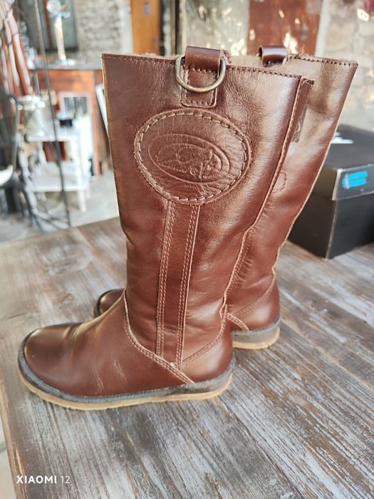 Кожени детски ботушки