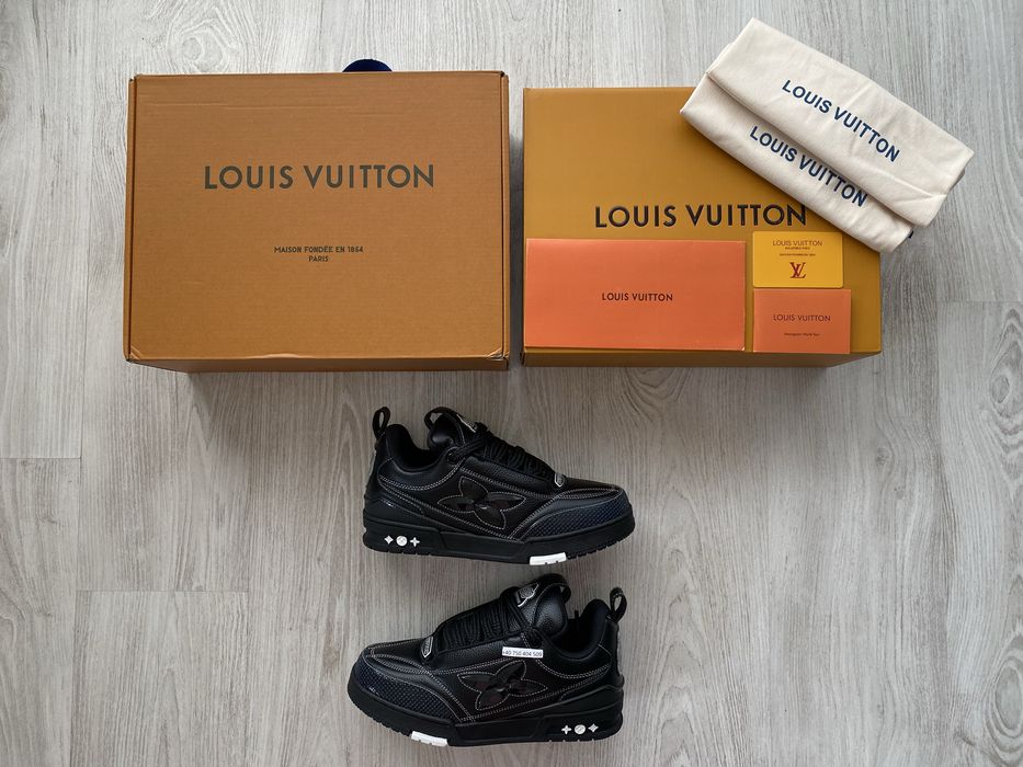 Louis Vuitton Skate Sneaker Black 42
