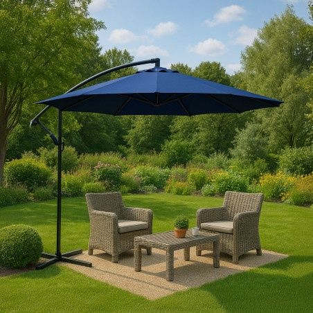 Umbrela de gradina cu suport 300cm