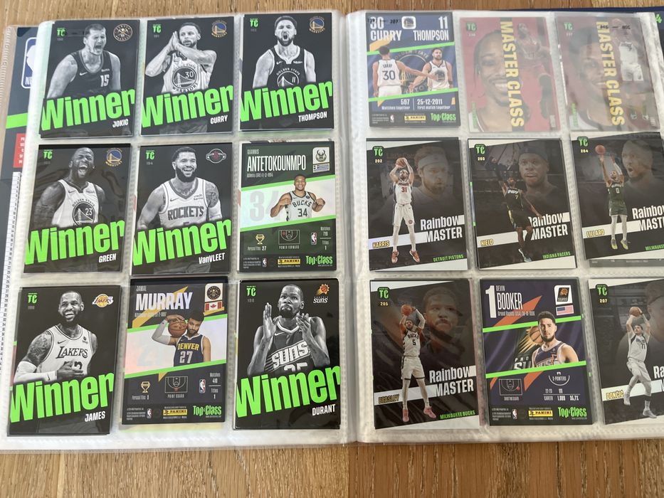 Top Class NBA Panini Cards
