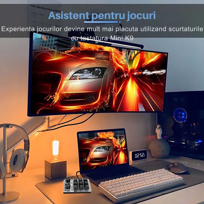 Mini Tastatura macro Mecanica 9+2