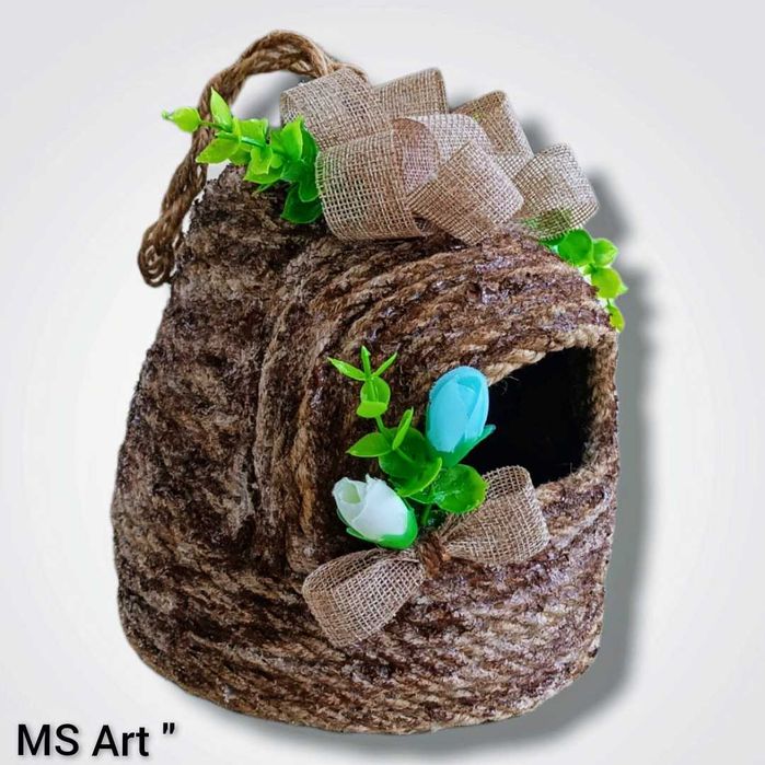 Декорация от конопено въже " Ръчна изработка