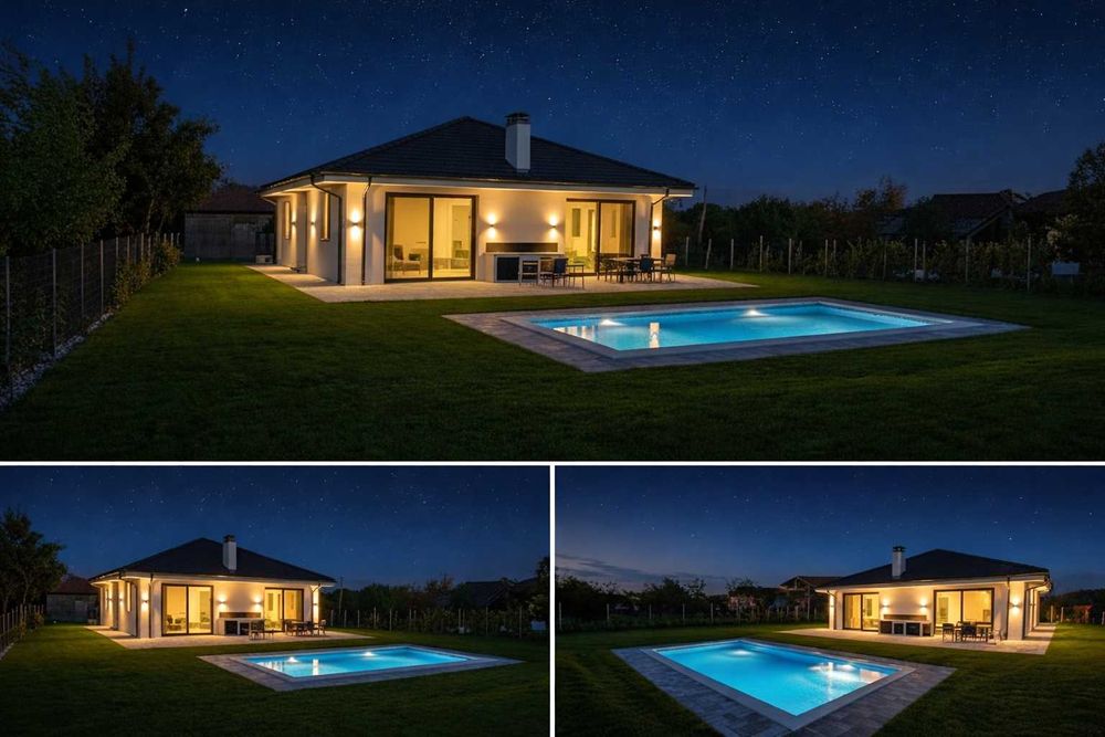 Къща с 4 спални и басейн в с.Стража