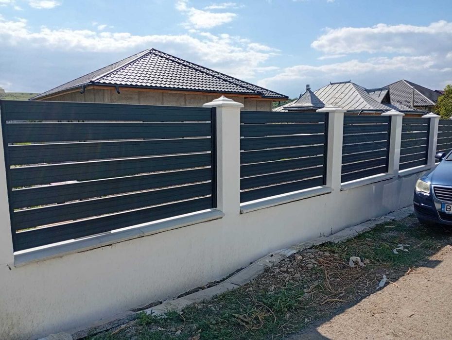 Porți,Gard,Hala metalica,gard placi beton,coame capace beton
