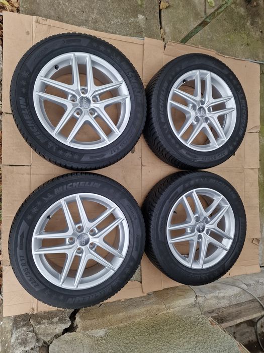 225 55 R 17 jante aliaj cu cauciucuri de iarna DOT 2015 ~ 5 x 112 ET28