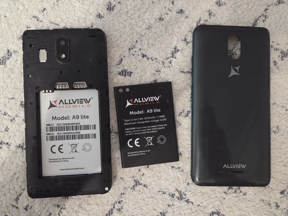 Allview A9 Lite Dual SIM, funcțional, ecran crăpat – 8GB