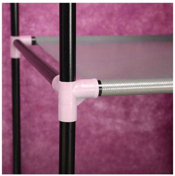 Kiyim uchun yig'iladigan matoli shkaf 125 * 45 * 170 sm