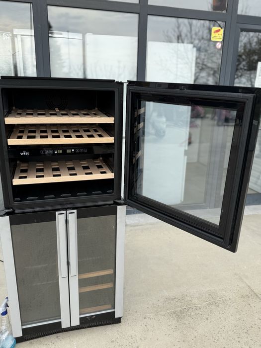 Малка хладилна  витрина с вентилатор  2 температурни нива