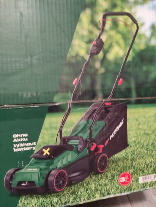 Masina de tuns iarba gazonul pe acumulator de 20 V Parkside