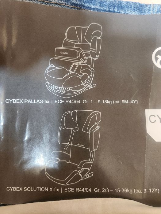 Детско столче cybex pallas fix