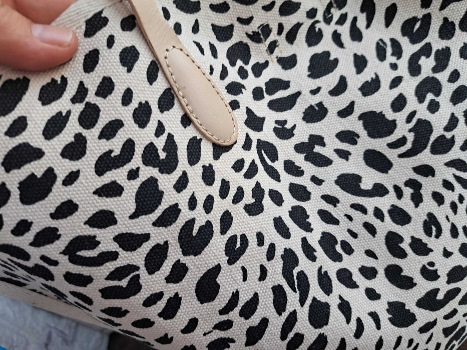 дамска чанта,H & M Нова!голяма текстилна торба,плажна чанта