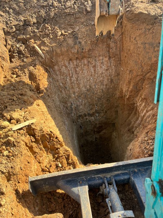 Услуги с мини багер и самосвал