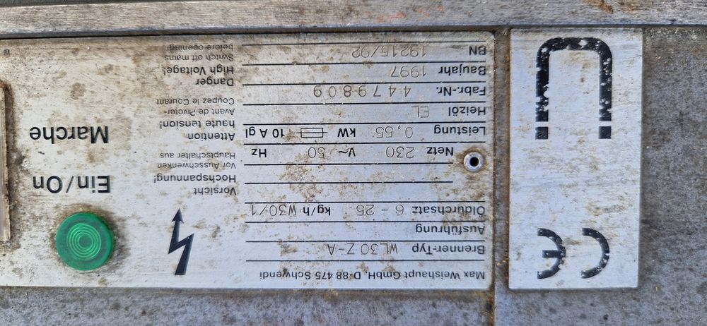 Centrala,cazan,pe ulei ars,uzat 165-180 kw