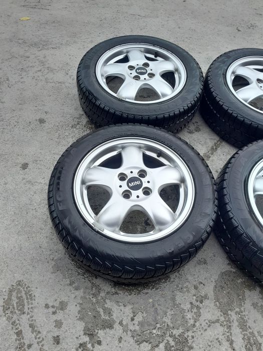 Джанти с зимни гуми 4х100 15 мини купър mini