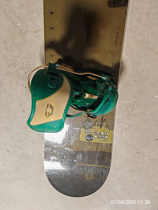 Сноуборд GNU 160см, автомати Mentor, обувки DC SHOECO USA Sith