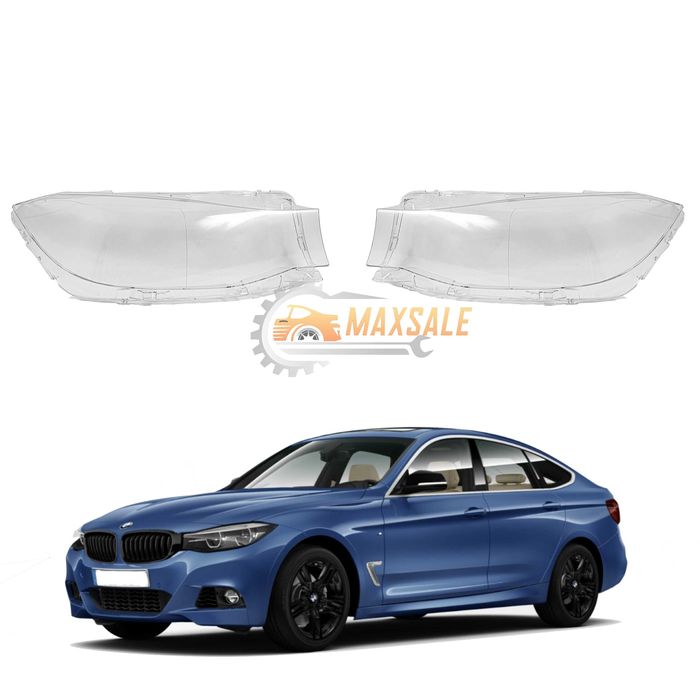 Капаци фарове BMW F34 (16-20) Facelift Ф34 GT БМВ стъкло за предна броня