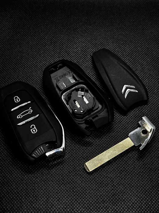 Carcasă cheie Citroën – model nou, 3 butoane