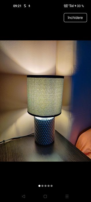 Lampa cu bec tip candle inclus